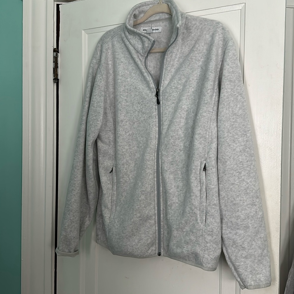 Zip up fleece.